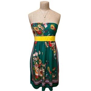 Forever 21 Strapless Floral Sundress